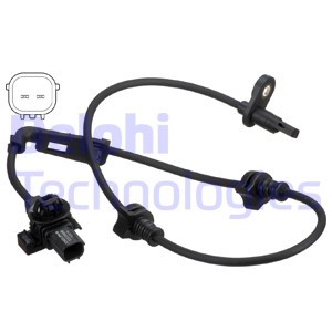 ABS-givare, Sensor, hjulvarvtal, Framaxel, Vänster, HONDA CIVIC Sedan VIII, 57455SNA003