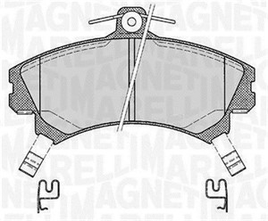 Bromsbeläggsats, Framaxel, MITSUBISHI,SMART,VOLVO, 30769197, 3345670, 33456708, 4544200920, A4544200920, DBP511117, MR235557, MR249241,