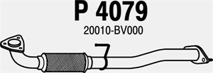 Avgasrör, Fram, NISSAN PRIMERA, PRIMERA Hatchback, PRIMERA Kombi, 20010-BV000