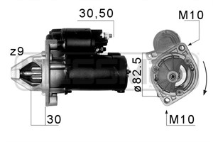 Startmotor, DAEWOO,MERCEDES-BENZ,SSANGYONG,VW, 00 415 181 01, 003 151 28 01, 004 151 46 01, 004 151 64 01, 004 151 81 01, A 003 151 28 0