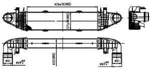 Intercooler, MERCEDES-BENZ, 002 997 83 94 S2, 002 997 83 94, 119 050 17 11 S2, 119 050 17 11, 2045000000, 210552, A2045000000, B366-13-4