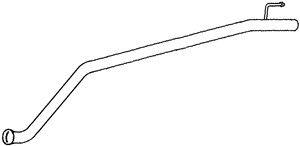 Avgasrör, Mitt, NISSAN,OPEL,RENAULT, 20030-00QAA, 4408444, 4411736, 8200042481, 8200048491, 8200172825, 91160024