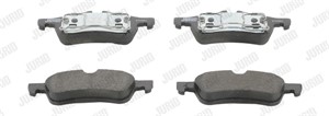 Bromsbeläggsats, Bakaxel, MINI MINI, MINI Cabriolet, 34211503077, 34216761288, 34216762871, 34216770252