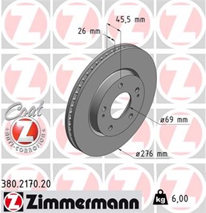 Bromsskiva, Framaxel, MITSUBISHI LANCER VII, LANCER VIII, LANCER Kombi VII, LANCER Sportback VIII, SPACE RUNNER, 4615A115, 4615A190, MN1