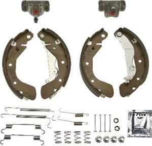 Bromsbackar, sats, Bak, CHEVROLET AVEO / KALOS Halvkombi, AVEO / KALOS Sedan, DAEWOO KALOS, KALOS Sedan