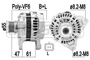 Generator, DACIA,RENAULT, 82 00 468 131, A002TC0981, A002TC0982, A2TC0981, A2TC0982