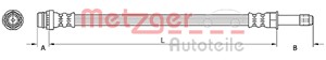 Bromsslang, Bak, Höger, Vänster, På bromsok, FORD GALAXY II, MONDEO IV, MONDEO Sedan IV, MONDEO Turnier IV, S-MAX, 1671646, 6G912282EF