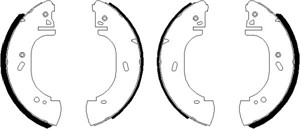 Bromsbackar, sats, Bak, FORD,NISSAN,OPEL,RENAULT,VAUXHALL, 09161446, 45 01 146, 7701 205 290