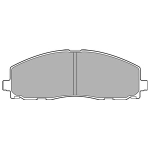 Bromsbeläggsats, Framaxel, CHRYSLER,DODGE,FIAT,JEEP,LANCIA, 2AMV3163AA, 68144163AA, 68144163AB, 68144163AC, 68144163AD, 68144163AE, 6814