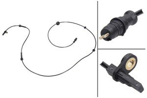 ABS-givare, Sensor, hjulvarvtal, Bakaxel, Bakaxel höger, Bakaxel vänster, Bakaxel, båda sidor, Höger bak, Vänster bak