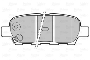 Bromsbeläggsats, Bakaxel, INFINITI,NISSAN,RENAULT, 440608H385, 44060-8H385, 44060AM485, 44060-AM485, 44060CB10J, 44060-CB10J, 44060EG00J