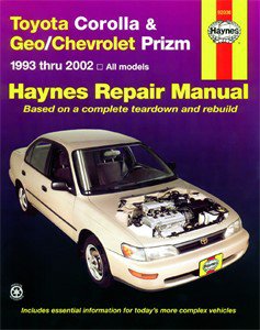 Haynes Reparationshandbok, Chevrolet Prizm, Universal