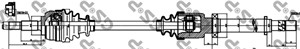 Drivaxel, framaxel höger, RENAULT CLIO III, CLIO Grandtour III, CLIO Skåp/halvkombi III, MODUS / GRAND MODUS, 7711368368, 8200378880