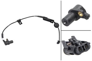 ABS-givare, Sensor, hjulvarvtal, framaxel vänster, HYUNDAI ATOS, 95671-02200