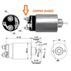 Magnetswitch, startmotor, FORD,JAGUAR,LDV,MAZDA, 1057652, 1061458, 1095570, 6775703, 7177333, 93BB-11000-HB*, 96BB-11000-AB*, 97VB-11000