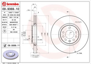 Bromsskiva, Framaxel, OPEL,SAAB,VAUXHALL, 4567798, 5055389, 5084769, 5122833, 5391560, 569061, 9184405, 9194477, 95526651