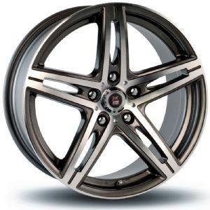 24H DU MANS Arnage Gun Metal Machined Face 6.5x15 5/114.3 ET35 B73.1