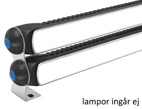 Hållarfötter dubbelm LED-ramp