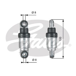 Vibrationsdämpare, drivrem, BMW 3 [E46], 3 Touring [E46], 5 [E39], 5 Touring [E39], 11282247226, 11282248169, 2247226, 2248169
