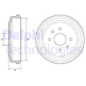 Bromstrumma, Bakaxel, CHEVROLET AVEO / KALOS Halvkombi, AVEO / KALOS Sedan, SPARK, DAEWOO KALOS, KALOS Sedan, 96470999, 96471771