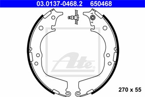 Bromsbackar, sats, Bakaxel, TOYOTA HIACE / COMMUTER Buss V, HIACE Buss IV, HIACE Skåp IV, HIACE Skåp V, 04495-26210, 04495-26220, 04495-