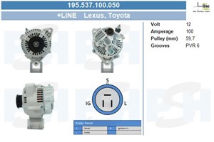 Generator, LEXUS LS, 2706050010, 2706050011, 2706050040