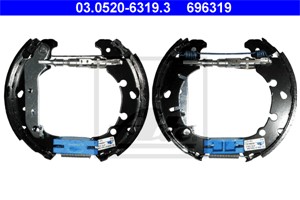 Bromsbackar, sats, Bakaxel, FORD FIESTA IV, FIESTA V, FIESTA Van V, FUSION, KA, PUMA, STREET KA, MAZDA 121 III, 2