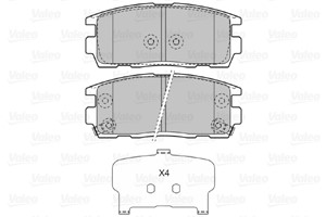 Bromsbeläggsats, Bakaxel, Framaxel, CHEVROLET CAPTIVA, EQUINOX, OPEL ANTARA A, VAUXHALL ANTARA A, 1605123, 1914 9904, 19149904, 2285 098