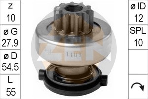Frihjulsväxel, startmotor, OPEL,SAAB,VAUXHALL, 53 42 340