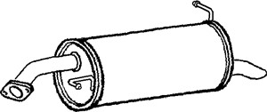 Bakre ljuddämpare, HYUNDAI GETZ, 1-81200-471-0, 287301C020, 287301C025, 287301C060, 287301C065, 287301C120, 287301C570, 287301C620, 2873