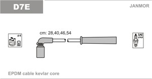 Tändkabelsats, CHEVROLET NUBIRA Sedan, DAEWOO KALOS, LANOS, LANOS Sedan, NUBIRA, NUBIRA Sedan, NUBIRA Wagon