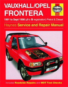 Haynes Reparationshandbok, Vauxhall/Opel Frontera, Universal