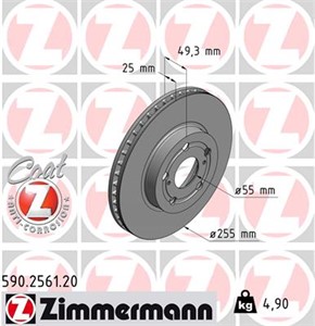 Bromsskiva, Framaxel, LEXUS CT, TOYOTA CARINA E VI, CARINA E Sedan VI, CELICA Coupé, PRIUS, PRIUS PLUS, 43512-20470, 43512-20480, 43512-