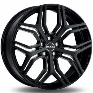 MAK Kingdom Gloss Black 8.5x20 5/108 ET42 B63.4