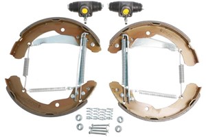 Bromsbackar, sats, Bakaxel, SKODA OCTAVIA I, OCTAVIA Combi I, 1J0698525, 1J0698525A, 1J0698525B