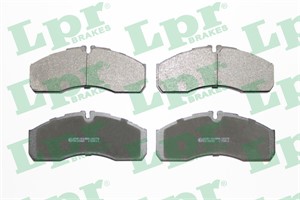 Bromsbeläggsats, Bakaxel, Framaxel, IVECO DAILY Flak/chassi III, DAILY Skåp III, RENAULT TRUCKS MASCOTT Flak/chassi, MASCOTT Skåp, 41060