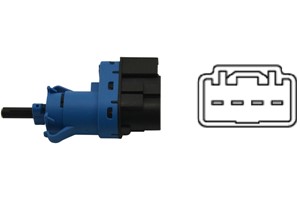 Bromsljuskontakt, ASTON MARTIN,FIAT,FORD,FORD USA,IVECO,JAGUAR,LAND ROVER,MAZDA,VOLVO, BN7N66490, BN7N66490A