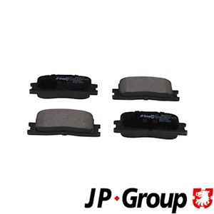 Bromsbeläggsats, Bakaxel, LEXUS ES, TOYOTA CAMRY Sedan, HIGHLANDER / KLUGER, WISH Minibus, minivan, 0446606010, 0446621010, 0446633100,