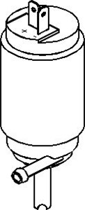Spolarpump, CITROËN JUMPER Buss, JUMPER Flak/chassi, JUMPER Skåp, PEUGEOT BOXER Buss, BOXER Flak/chassi, BOXER Skåp, 6434 74