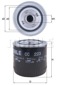 Oljefilter, JEEP,RENAULT, 4186267, 4243445, 5017319, 7700073302, 7700640165, 7700675302, 7700676302, 7700695801, 7700695804, 7700730077,