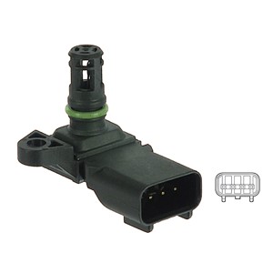 Sensor, insugstryck, Fram, FORD,JAGUAR,LAND ROVER,MAZDA,VOLVO, 1141598, 1490907, 1923995, 2S6A-9F479-BA, 2S6A-9F479-BB, 2S6A-9F479-BC, 3