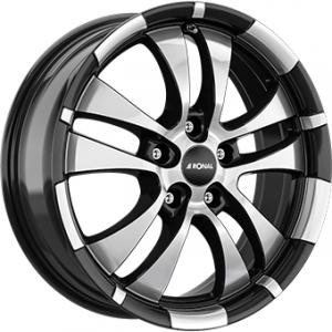 RONAL R59 Gloss Black Polished 7x16 5/112 ET40 B76