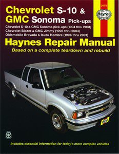 Haynes Reparationshandbok, Chevrolet S-10 & GMC Somona, Universal