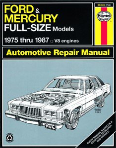 Haynes Reparationshandbok, Ford & Mercury Full-Size Sedans, Universal