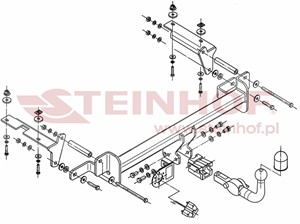 Dragkrok, Avtagbar, OPEL ZAFIRA / ZAFIRA FAMILY B, ZAFIRA B Skåp/stor limousine