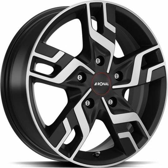 Ronal R64 Jet Black Matt Front Cut 6,5/16 5/118.0 ET60 B71.1