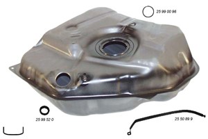 Bränsletank, FORD SIERRA II, SIERRA Halvkombi II, SIERRA Turnier II, 6 187 169, 7 051 392