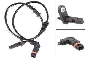 ABS-givare, Sensor, hjulvarvtal, Fram, höger eller vänster, MERCEDES-BENZ, 207 540 00 17, 2075400017, A207 540 00 17, A2075400017