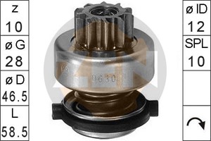 Frihjulsväxel, startmotor, FIAT,MERCEDES-BENZ,OPEL,RENAULT, 9940740