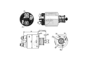 Magnetswitch, startmotor, HYUNDAI,KIA,MITSUBISHI